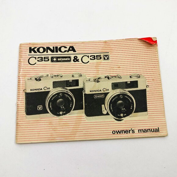 KONICA C35 INSTRUCTION BOOK Great Condition - Picture 1 of 5